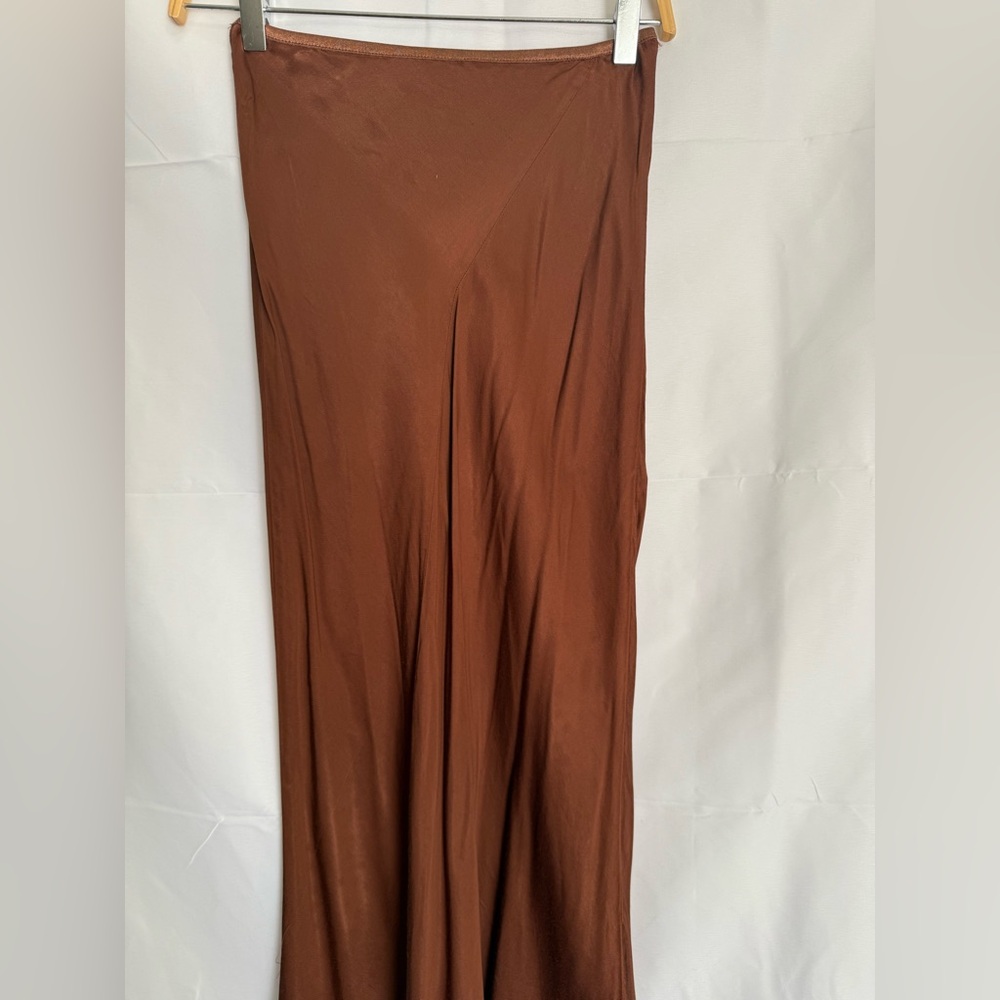 Zara Chocolate Brown Maxi Skirt